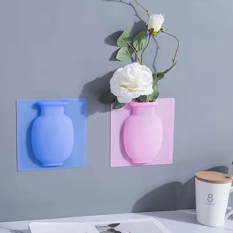 گلدان فانتزی سیلیکونی مدل دیواری