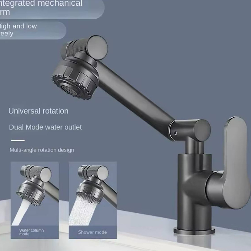 شیر کامل روشویی حرفه ای مدل چند حالته