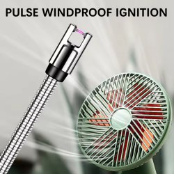 فندک شارژی ضد باد مدل پلاسمایی