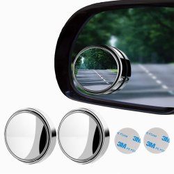 آینه محدب نقطه کور قابل تنظیم خودرو مدل E360 بسته 2 عددی